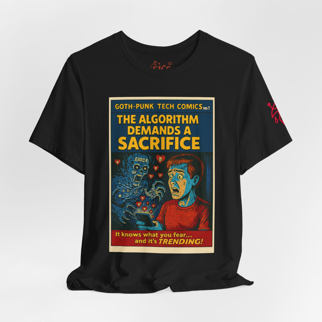 The Feed The Algorithm Demands A Sacrifice Dark Humor T-Shirt - Sicc Arrt