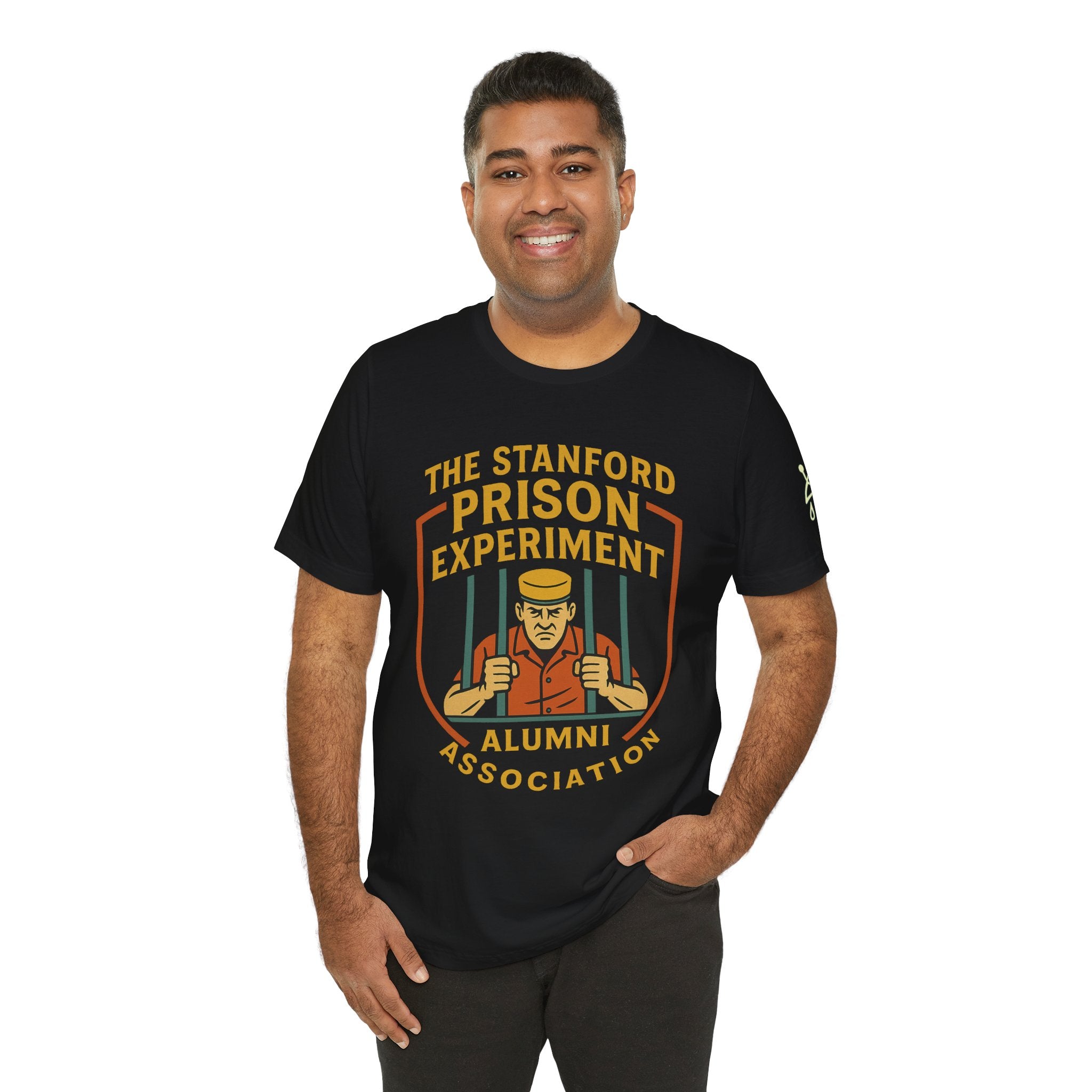 Dark Humor T-Shirt - Standford Prison Experiment - Behind Bars