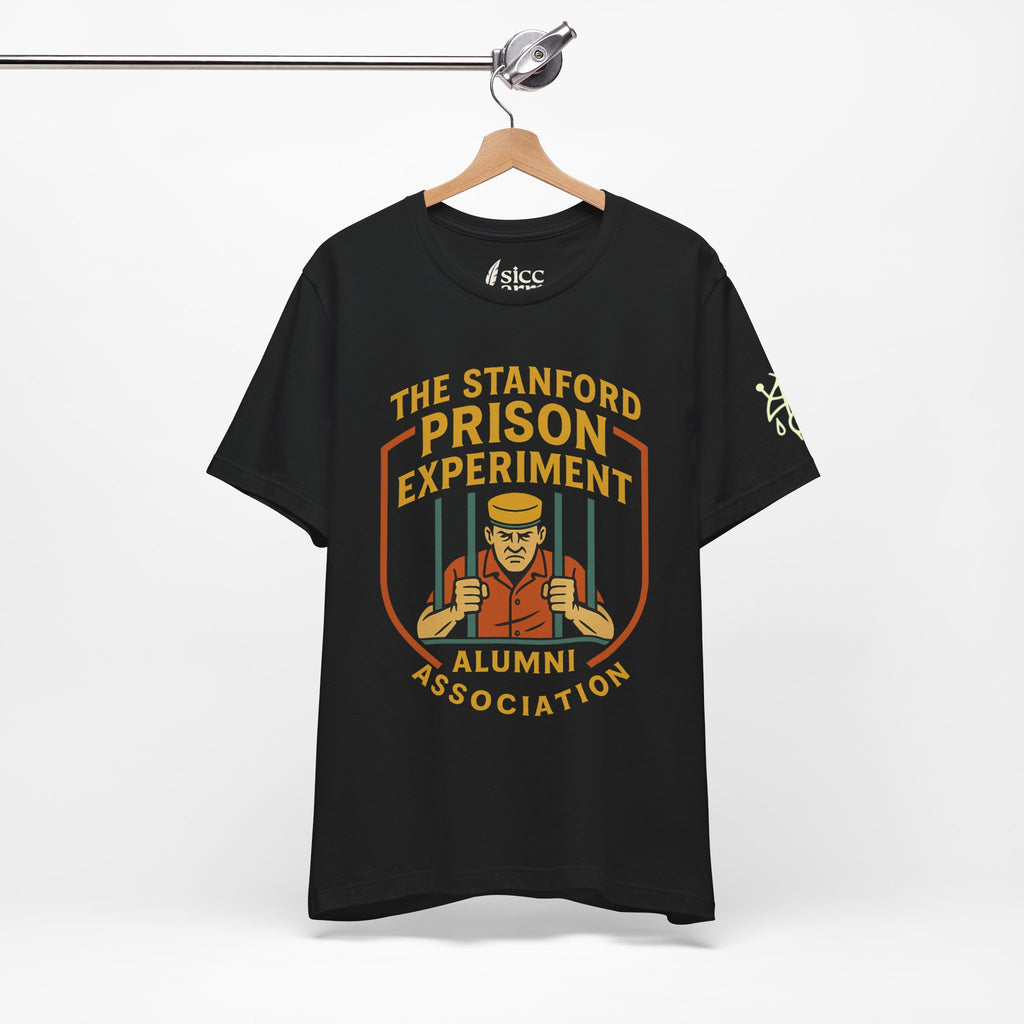Dark Humor T-Shirt - Standford Prison Experiment - Behind Bars