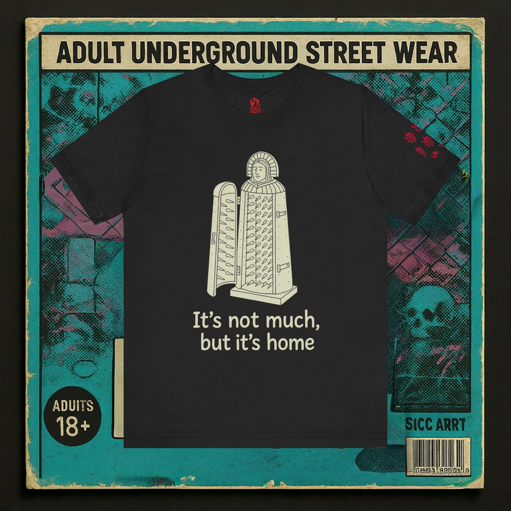 It'S Not Much But It'S Home Iron Maiden - Dark Humor T-Shirt - Sicc Arrt