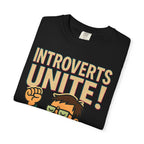 Introvert Graphic T-Shirt - Introverts Unite Separately In Our Own Homes