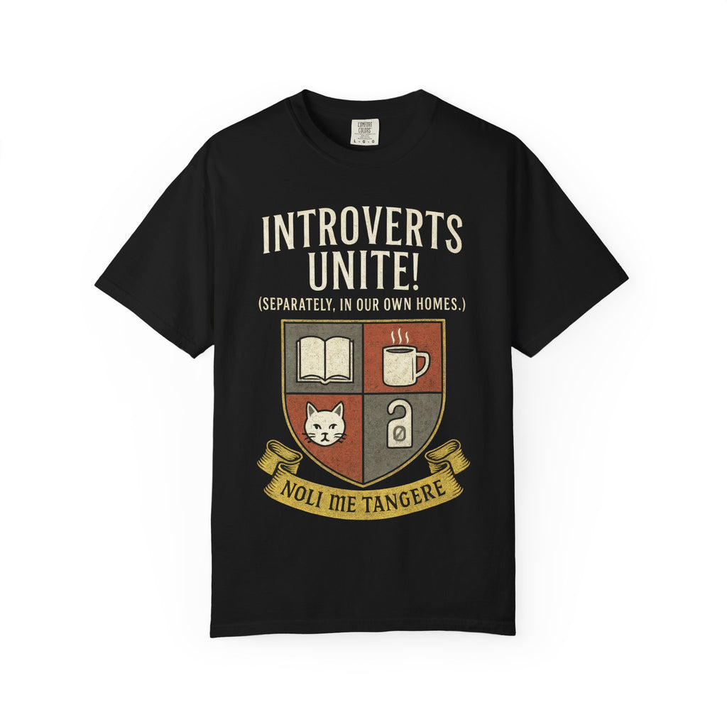 Introvert T-Shirt - Introverts Unite Separately In Our Own Homes