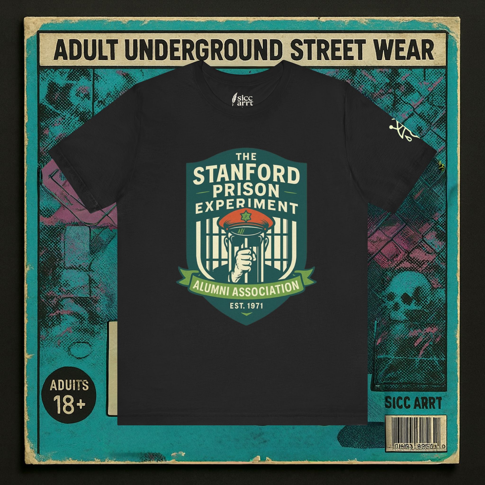 Dark Humor T-Shirt - Standford Prison Experiment - Officer Dickhead