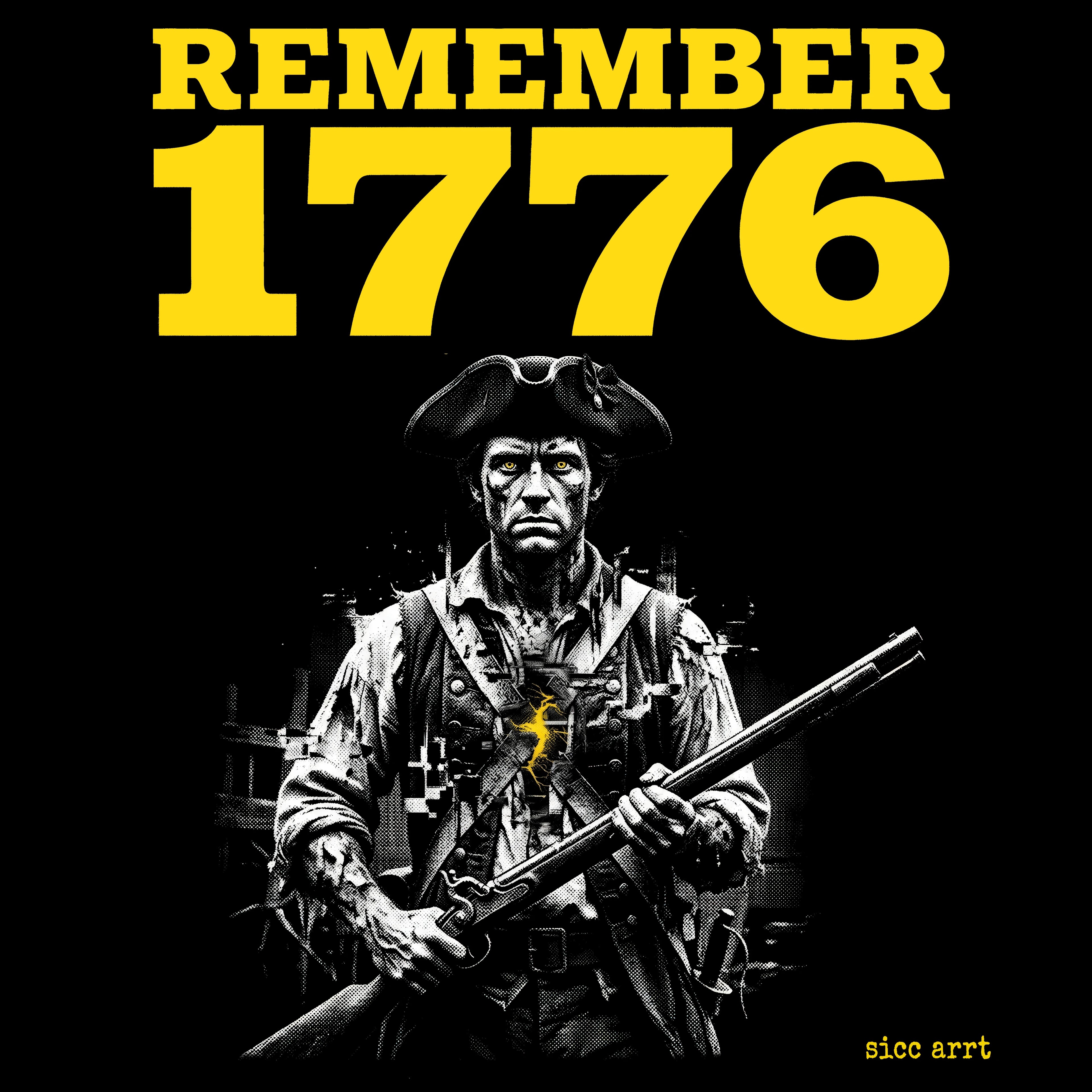 Remember 1776 Revolutionary Soldier T-Shirt
